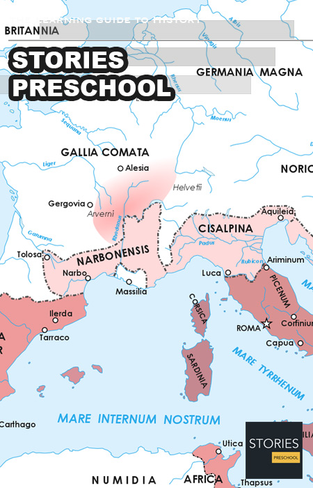 Great Roman Civil War (49–45 BC) | Stories Preschool
