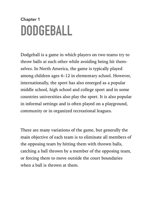 Dodgeball Rules of the Game - Stories Preschool