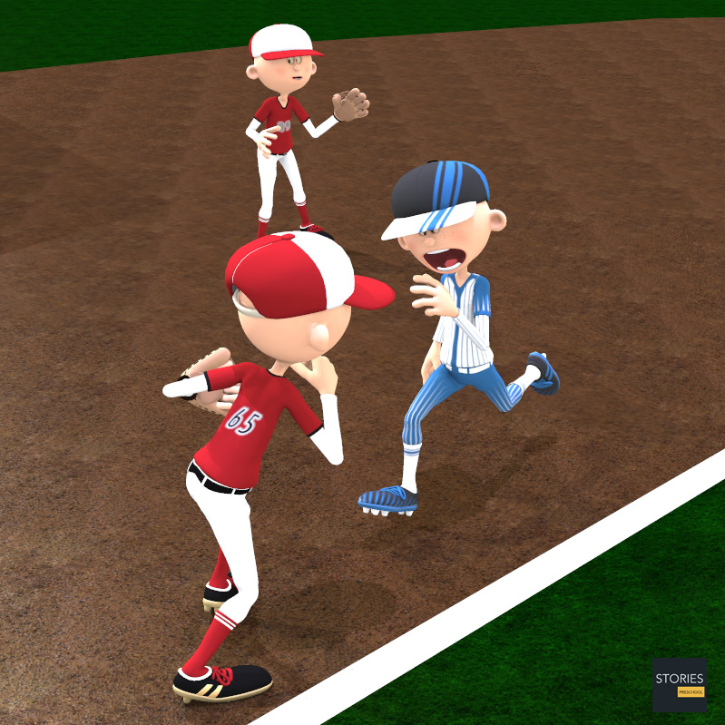 Baseball Base Running | Stories Preschool