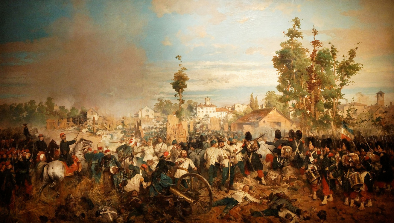 The Battle of Magenta by Gerolamo Induno. Musée de l'Armée, Paris
