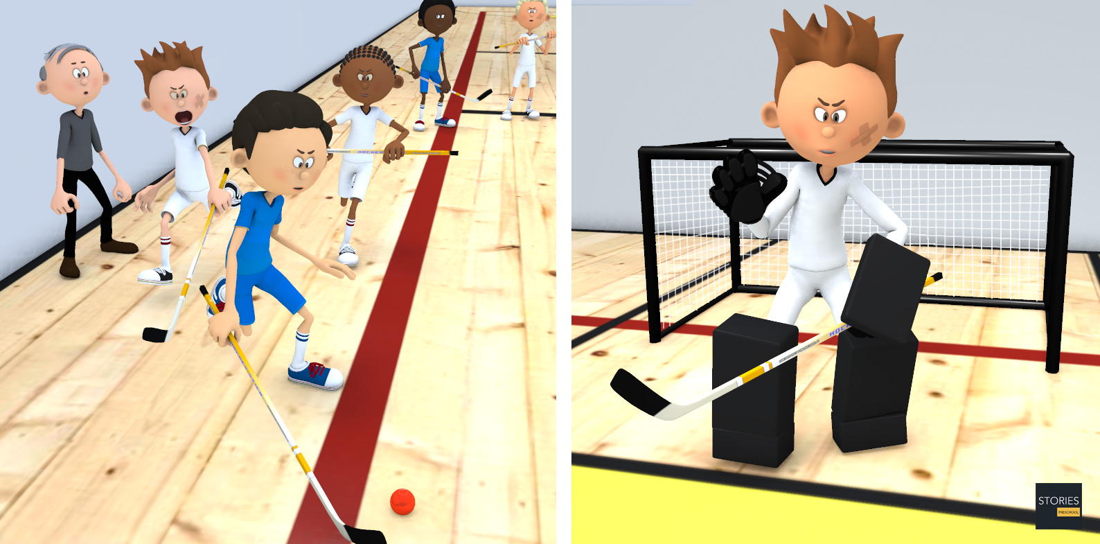 Floor Hockey | Stories Preschool