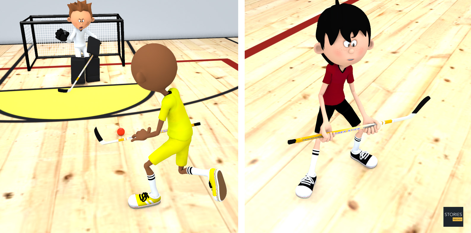 Floor Hockey | Stories Preschool