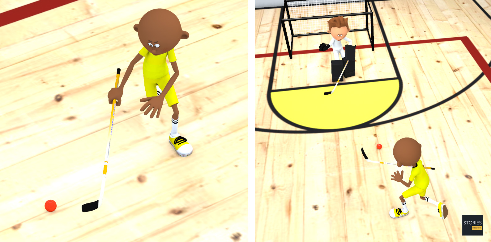 Floor Hockey | Stories Preschool