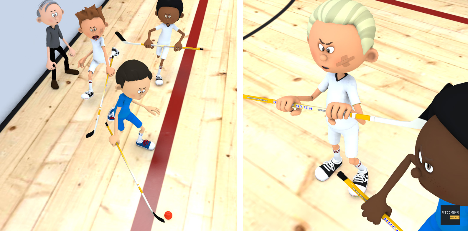 Floor Hockey | Stories Preschool