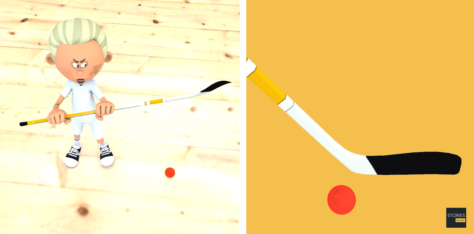 Floor Hockey | Stories Preschool