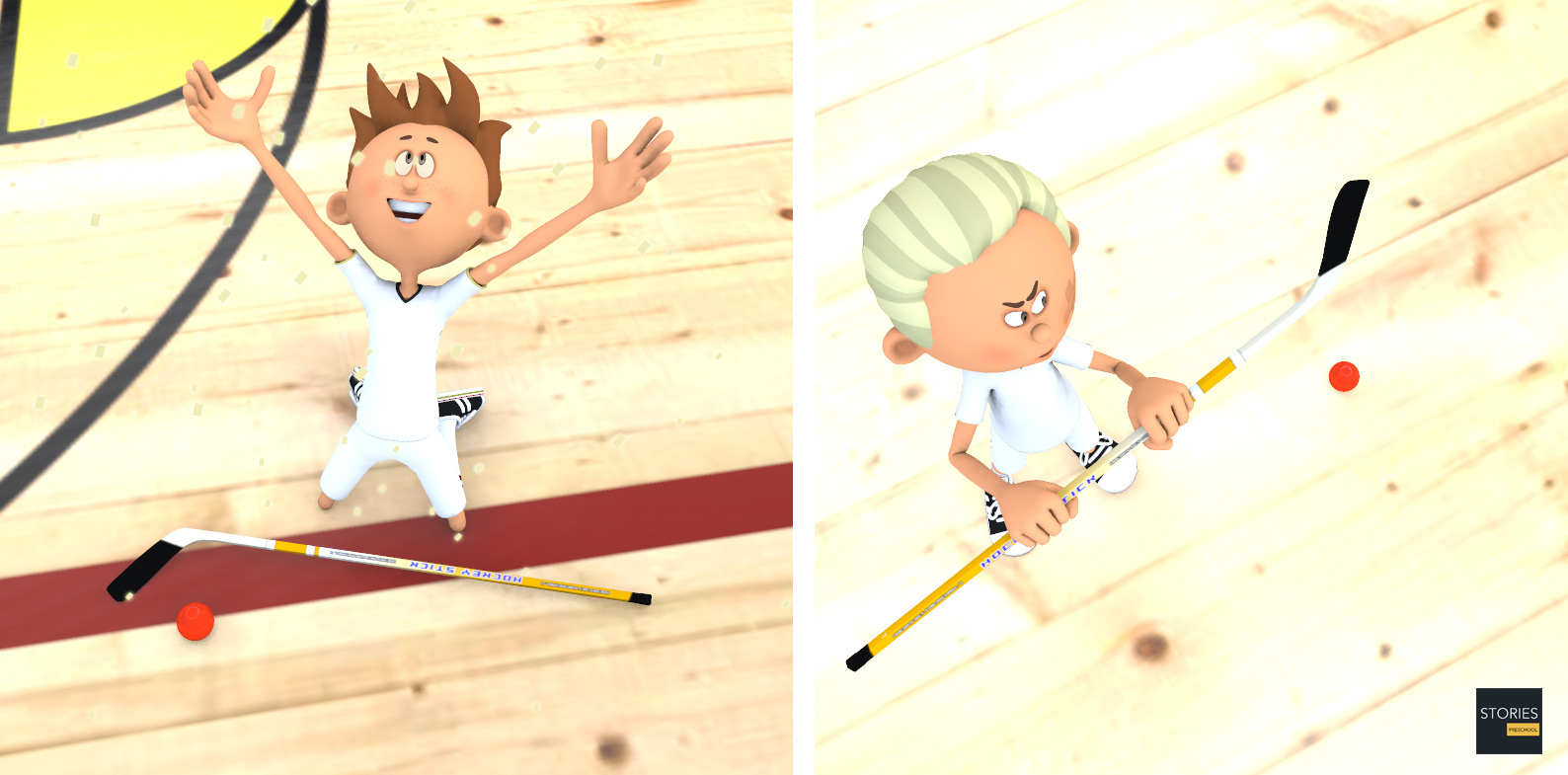 Floor Hockey | Stories Preschool