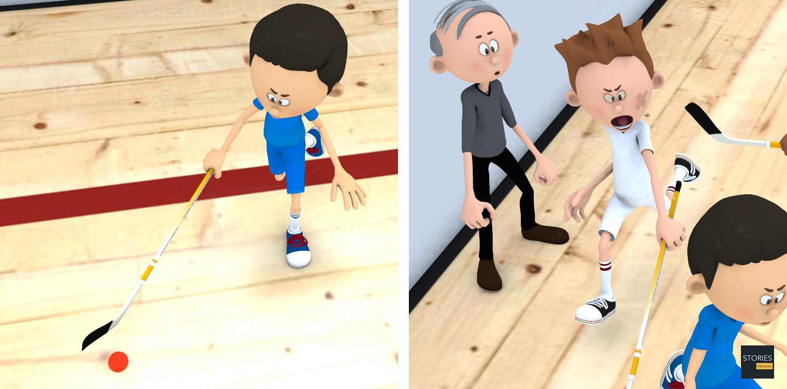 Floor Hockey | Stories Preschool