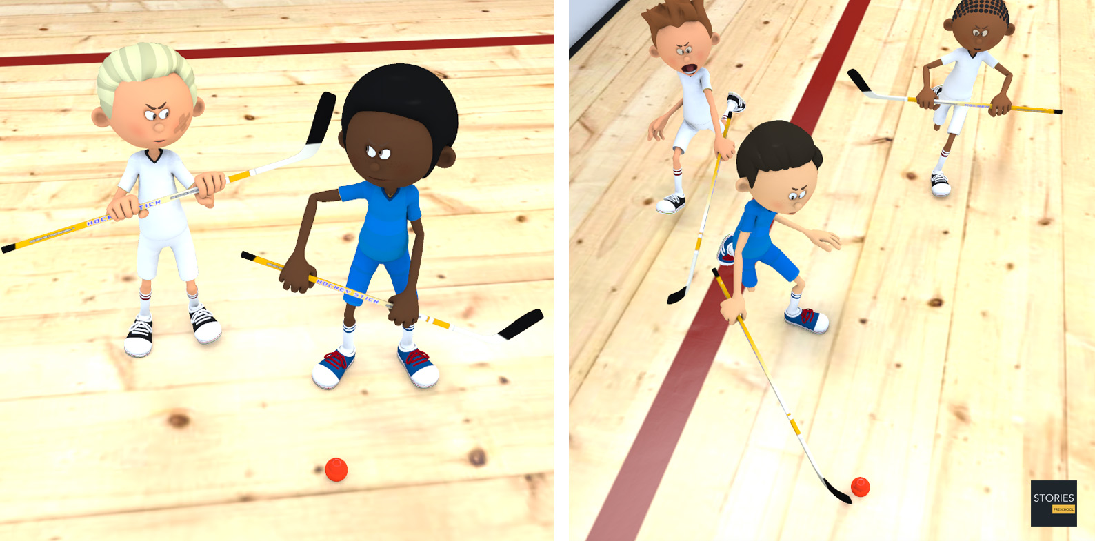Floor Hockey | Stories Preschool