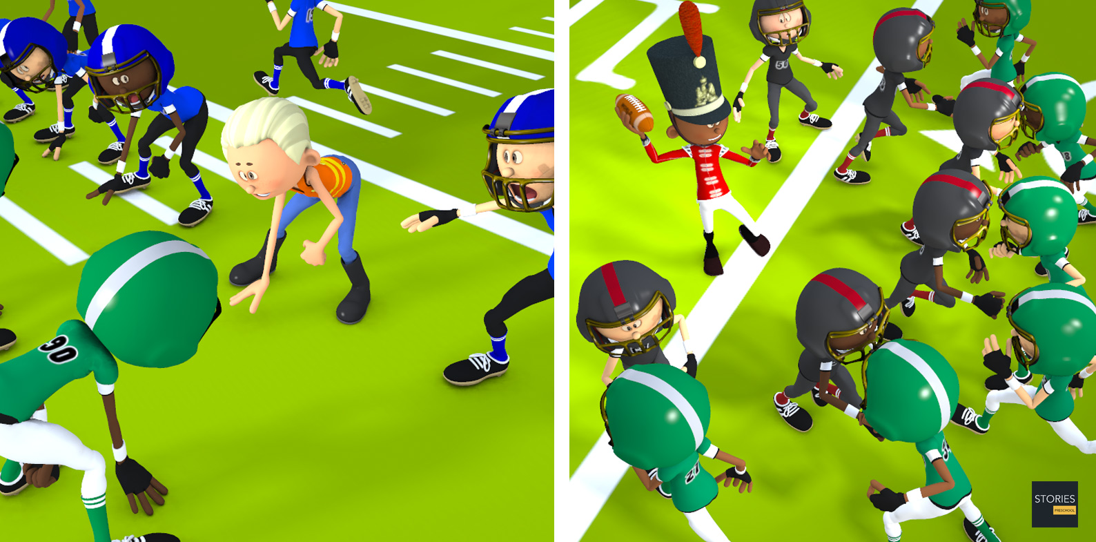 American Football Equipment Violation | Stories Preschool