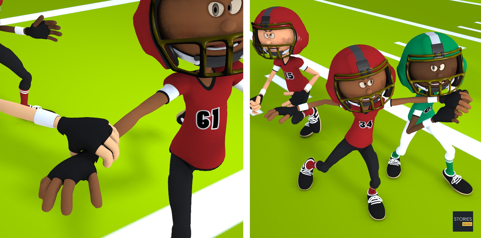 American Football Holding | Stories Preschool