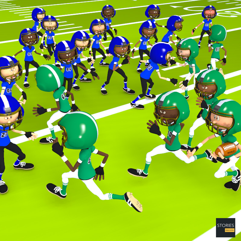 American Football Illegal Participation/Too Many Players | Stories Preschool