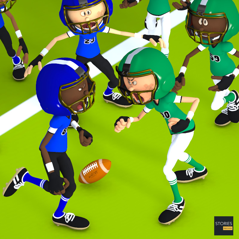 American Football Unsportsmanlike Conduct | Stories Preschool