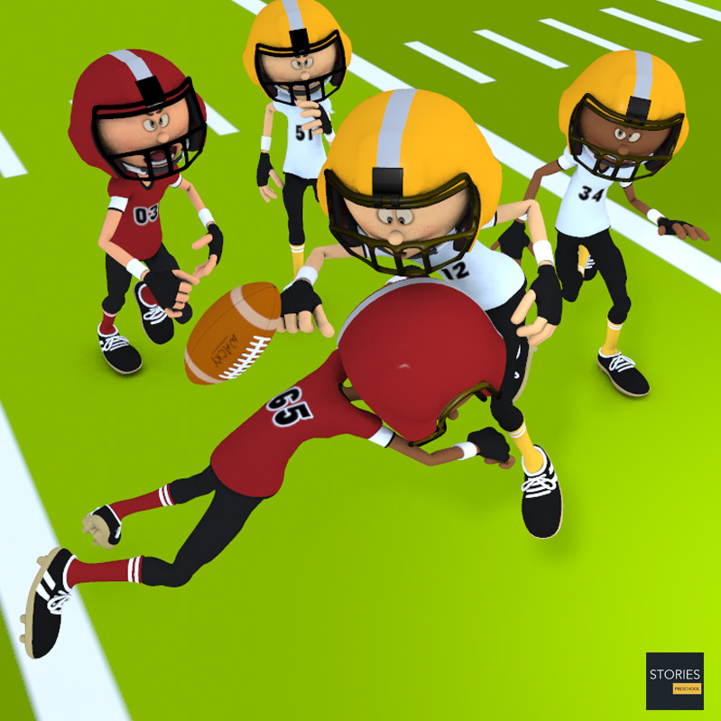American Football Spearing | Stories Preschool