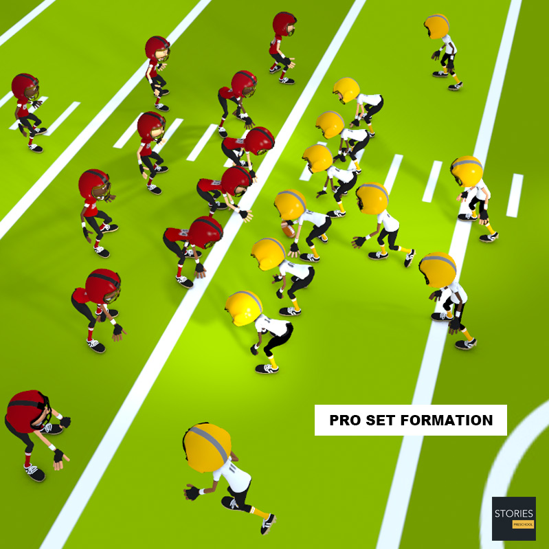 American Football Pro Set (Offensive) | Stories Preschool