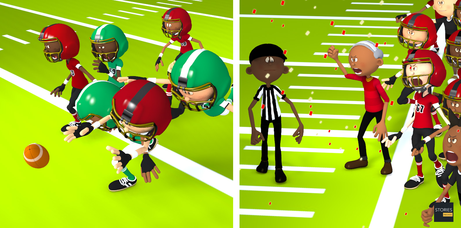 American Football Kick | Stories Preschool