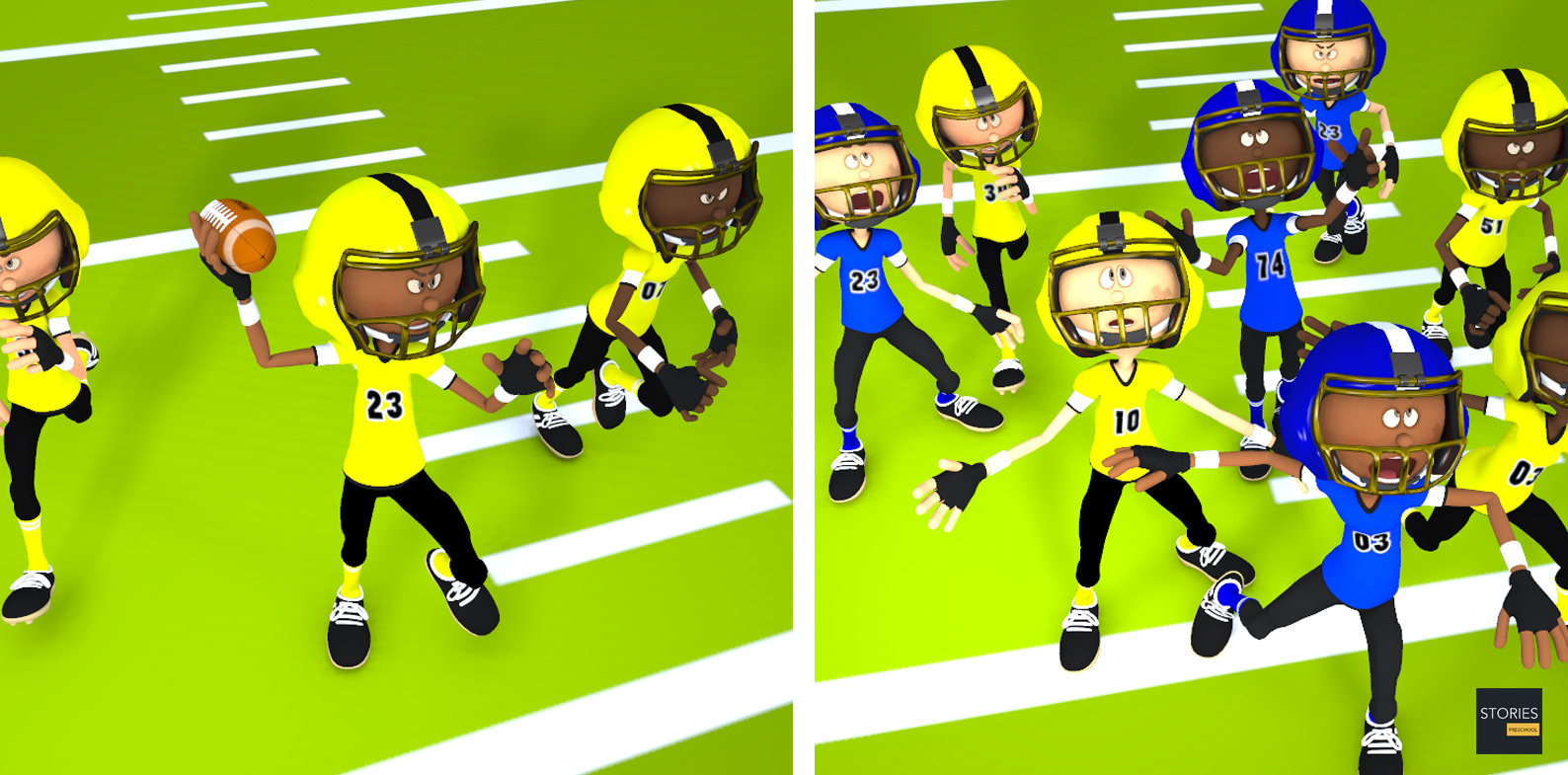 American Football Hash Marks | Stories Preschool