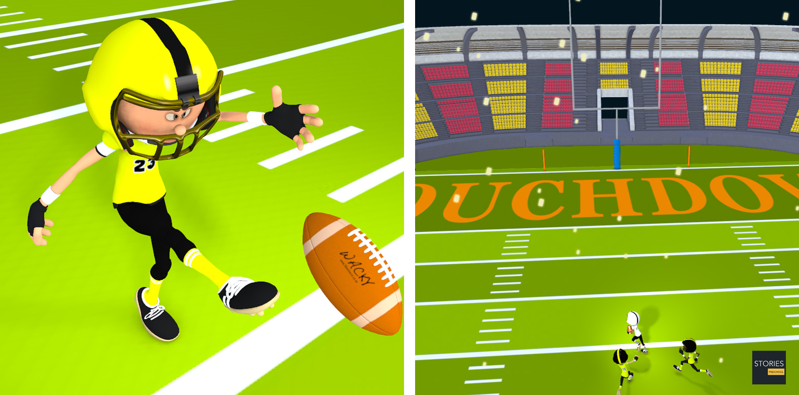 American Football Field Goal | Stories Preschool