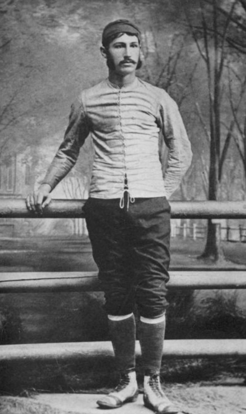 Walter Camp, the Father of American Football, in 1878 when Camp was captain of Yale University's football team