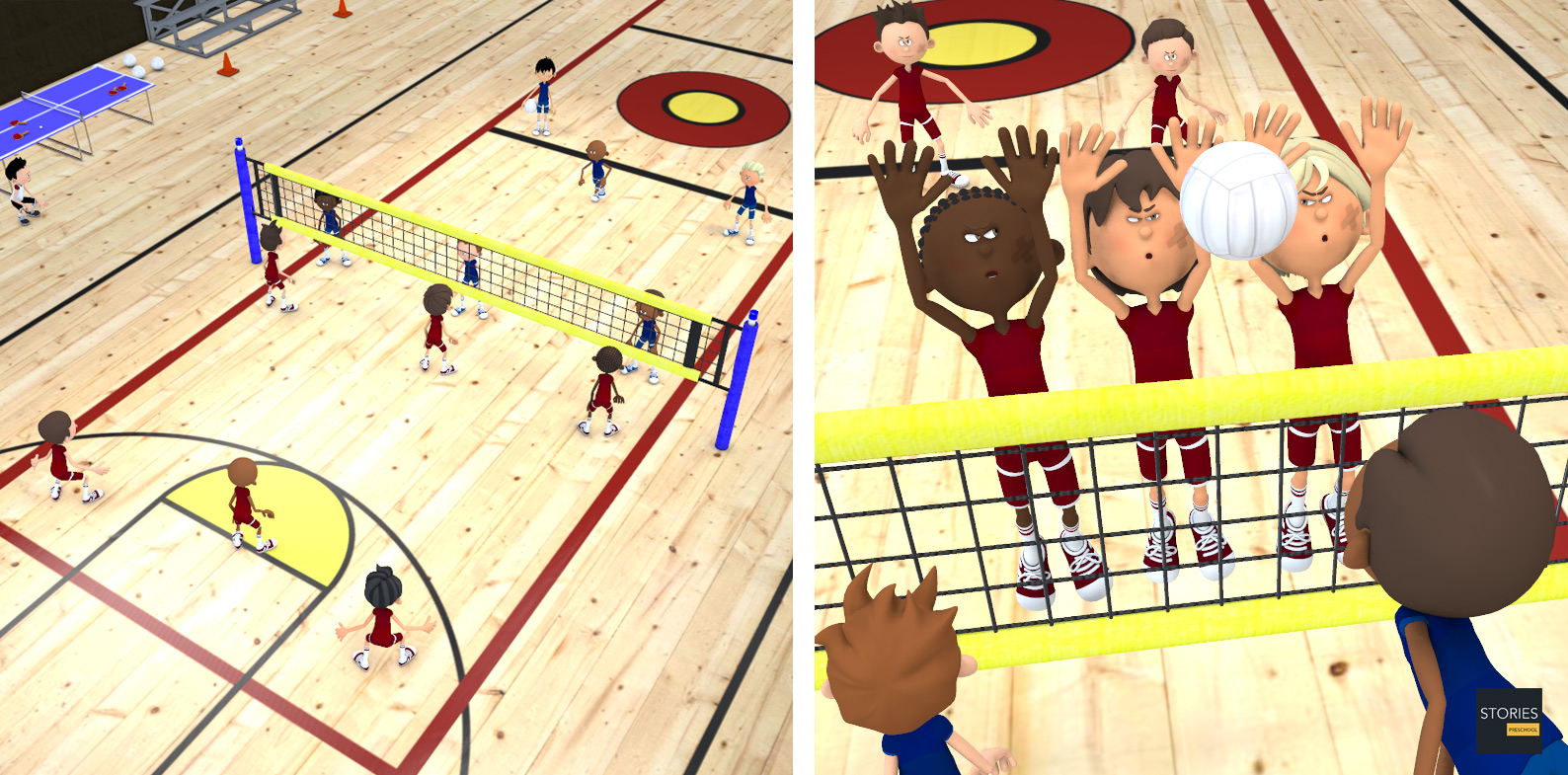 Volleyball | Stories Preschool